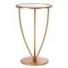 FURNITURE Premier Side Tables | Marcia Mirror Top And Gold Frame Side Table