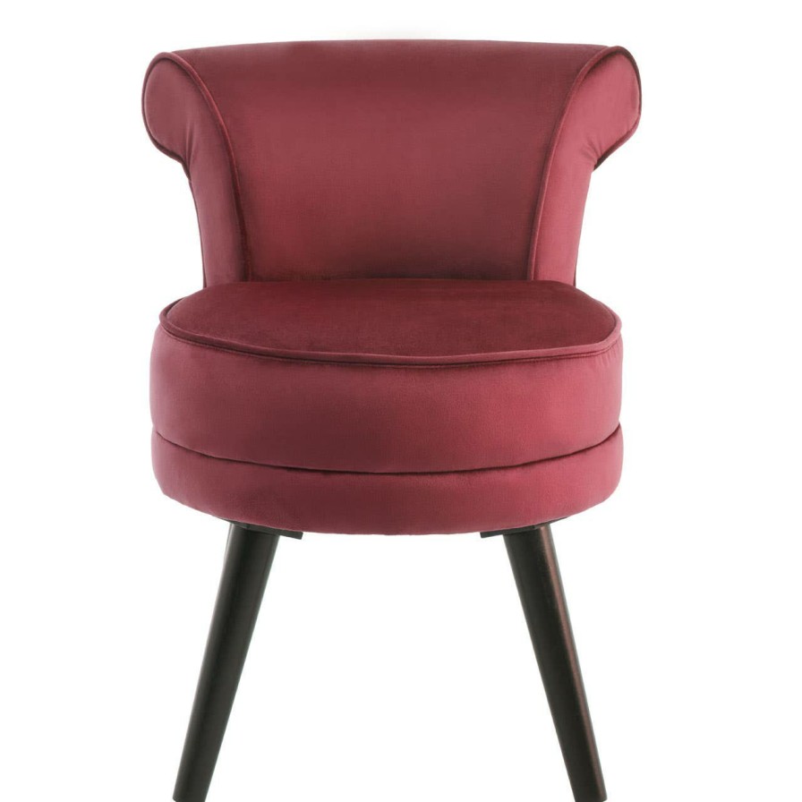 FURNITURE Premier Statement Chairs | Kids Loretta Wine Velvet Chair