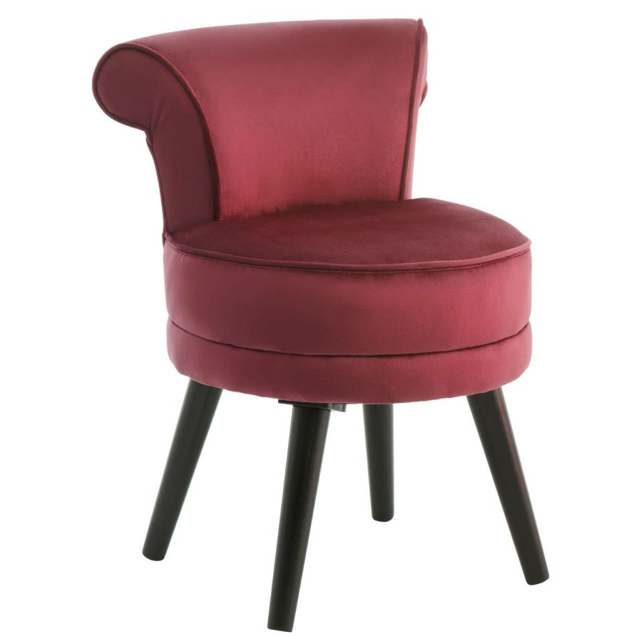 FURNITURE Premier Statement Chairs | Kids Loretta Wine Velvet Chair