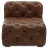 FURNITURE Fifty Five South Seating | Hoxton Tufted Leather Chair