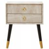 FURNITURE Fifty Five South Side Tables | Cadio Shagreen Side Table