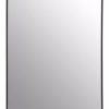 Bathe and Utility Premier Mirrors | Avento Black Inverted Corners Wall Mirror