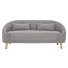 FURNITURE Premier Seating | Holland Grey Linen Sofa