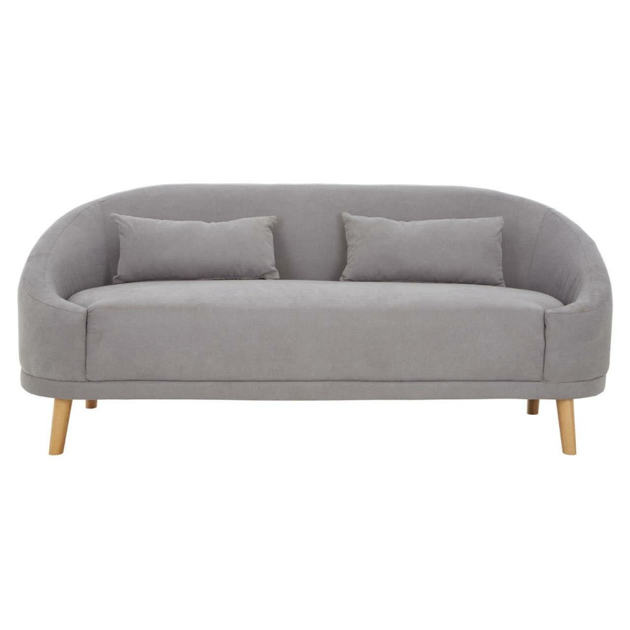 FURNITURE Premier Seating | Holland Grey Linen Sofa