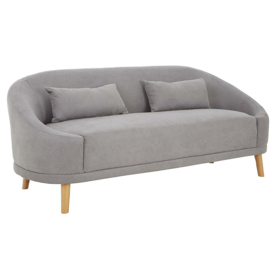 FURNITURE Premier Seating | Holland Grey Linen Sofa