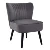 FURNITURE Premier Seating | Regents Park Grey Velvet Chair