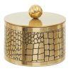 Accessories Fifty Five South Trinket Boxes and Dishes | Meko Large Croc Pattern Trinket Box