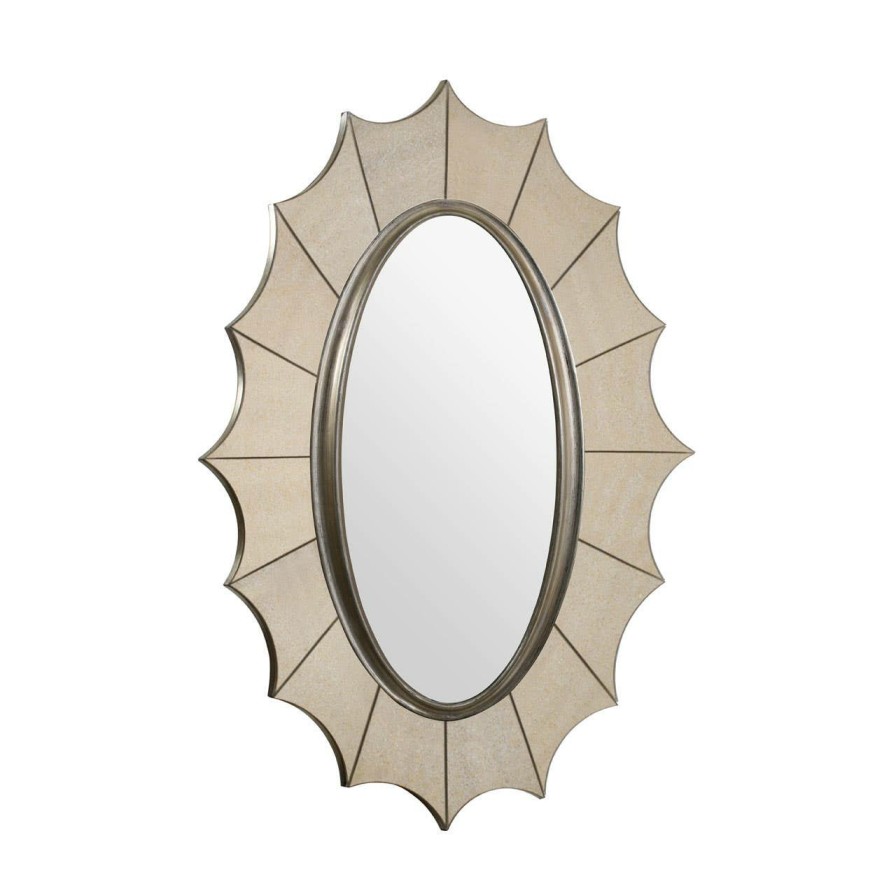 Bathe and Utility Fifty Five South Mirrors | Gold Finish Frame Wall Mirror