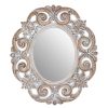 Bathe and Utility Premier Mirrors | Antique White Scroll Design Wall Mirror