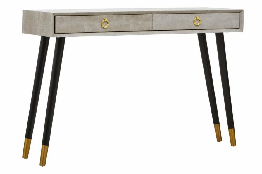 FURNITURE Fifty Five South Console Tables | Cadio Shagreen Console Table