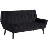 FURNITURE Premier Seating | Savina 2 Seat Black Sofa