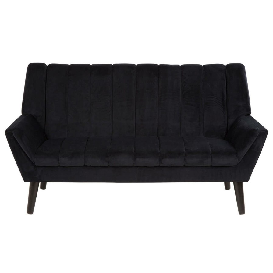 FURNITURE Premier Seating | Savina 2 Seat Black Sofa