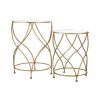 FURNITURE Fifty Five South Side Tables | Marcia Mirrored Top Side Tables