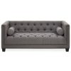 FURNITURE Fifty Five South Seating | Surina Two Seat Grey Fabric Sofa