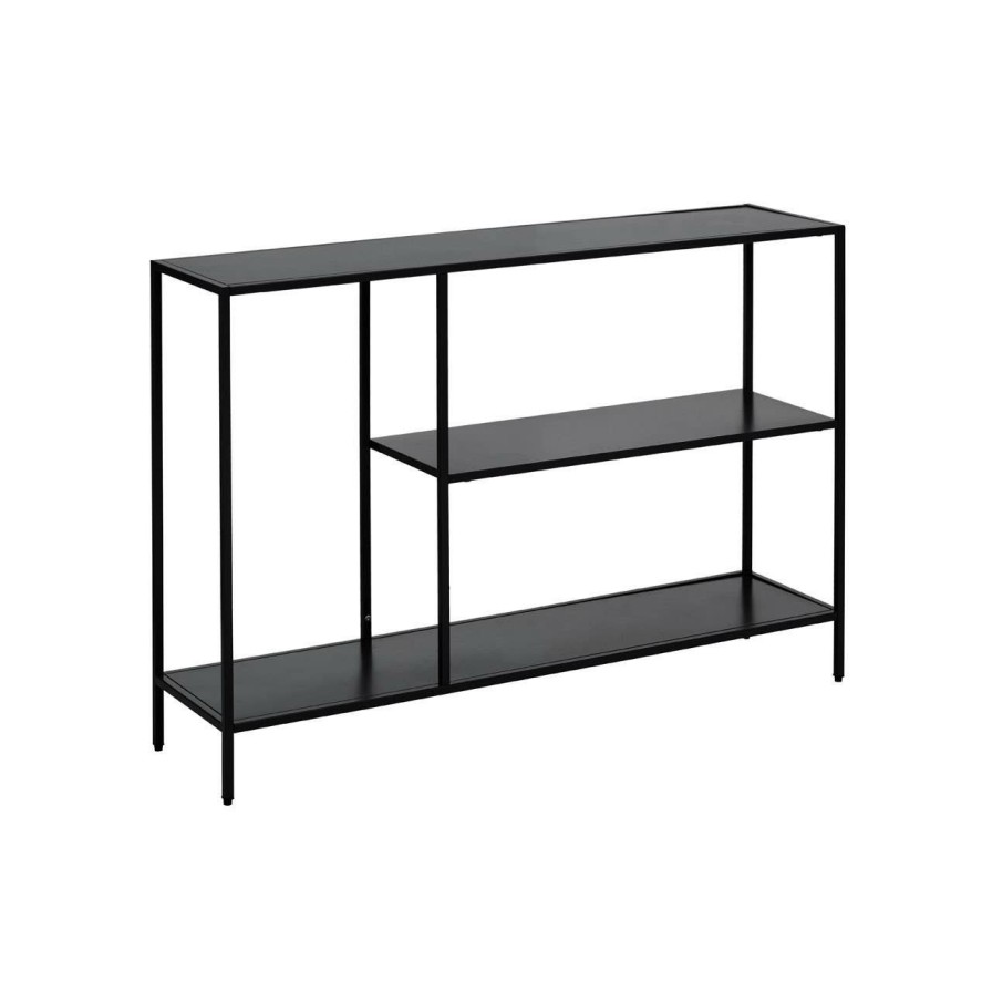 FURNITURE Premier Console Tables | Acero Black Console Table