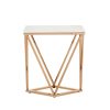 FURNITURE Premier Side Tables | Allure Rectangular Champagne End Table