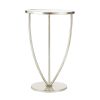 FURNITURE Premier Side Tables | Marcia Silver Finish Side Table