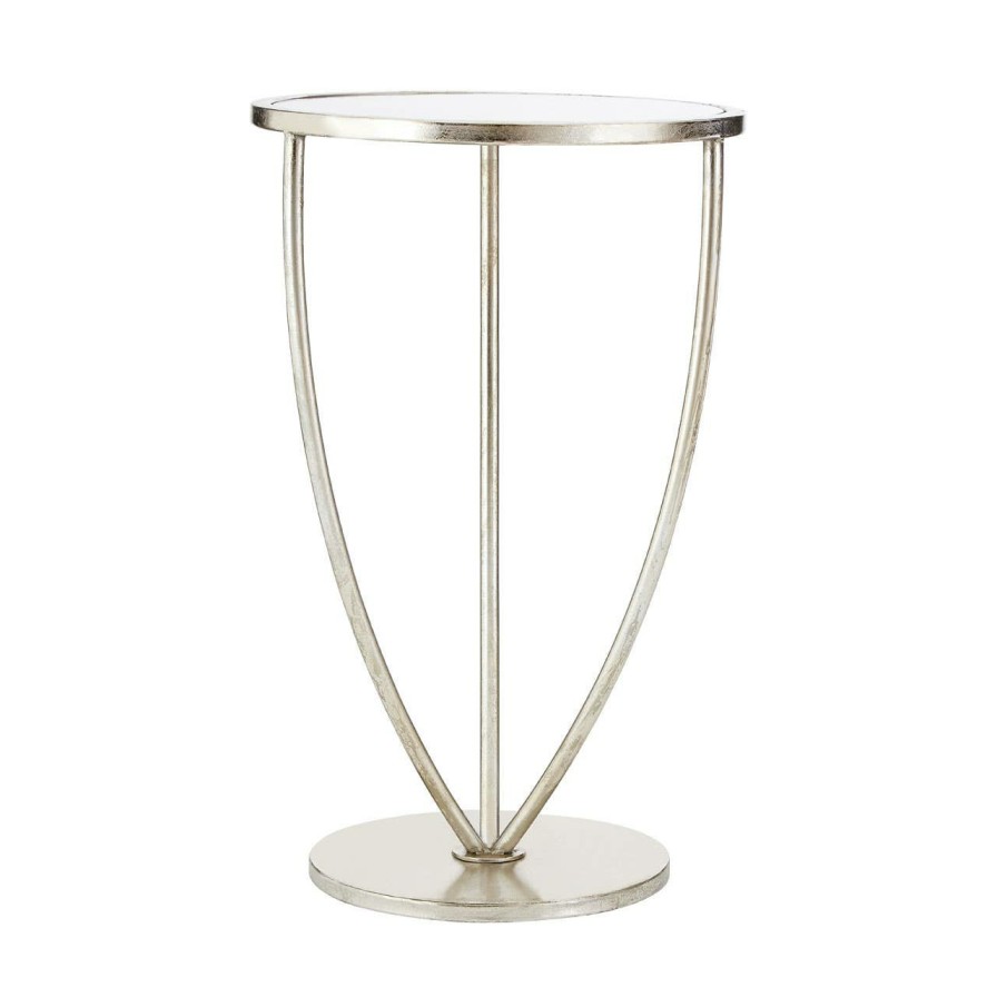 FURNITURE Premier Side Tables | Marcia Silver Finish Side Table