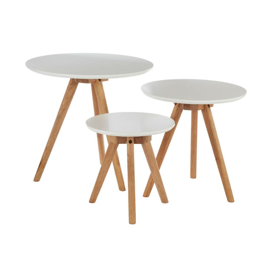 FURNITURE Premier Side Tables | Set Of 3 Side Tables With Tapered Legs