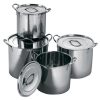 Kitchen and Dining Premier Pots and Pans | Elli Stockpot Set Of 4