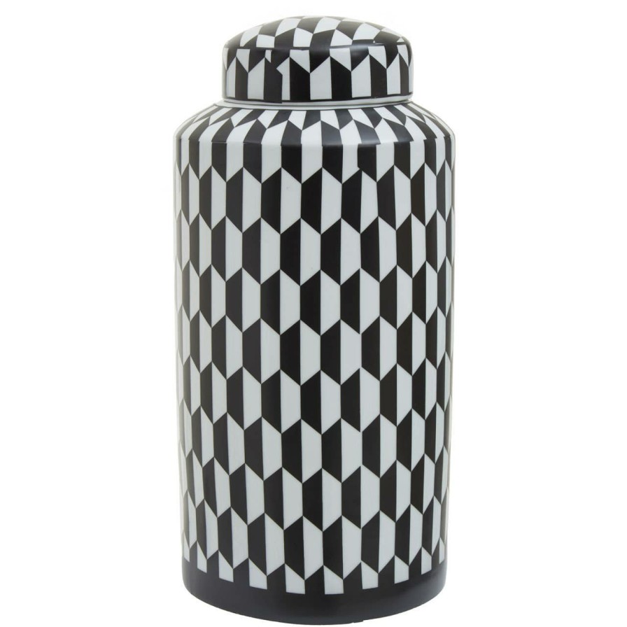 Kitchen and Dining Fifty Five South Jars | Marlo Large Ceramic Jar