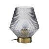 Accessories Fifty Five South Table Lamps | Noble Grey Smoked Glass Table Lamp