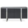 FURNITURE Fifty Five South Sideboards | Genoa Four Door Grey Sideboard