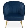 FURNITURE Premier Statement Chairs | Yolanda Midnight Velvet Chair