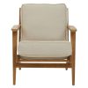 FURNITURE Fifty Five South Armchairs | Hector Natural Linen And Oak Armchair