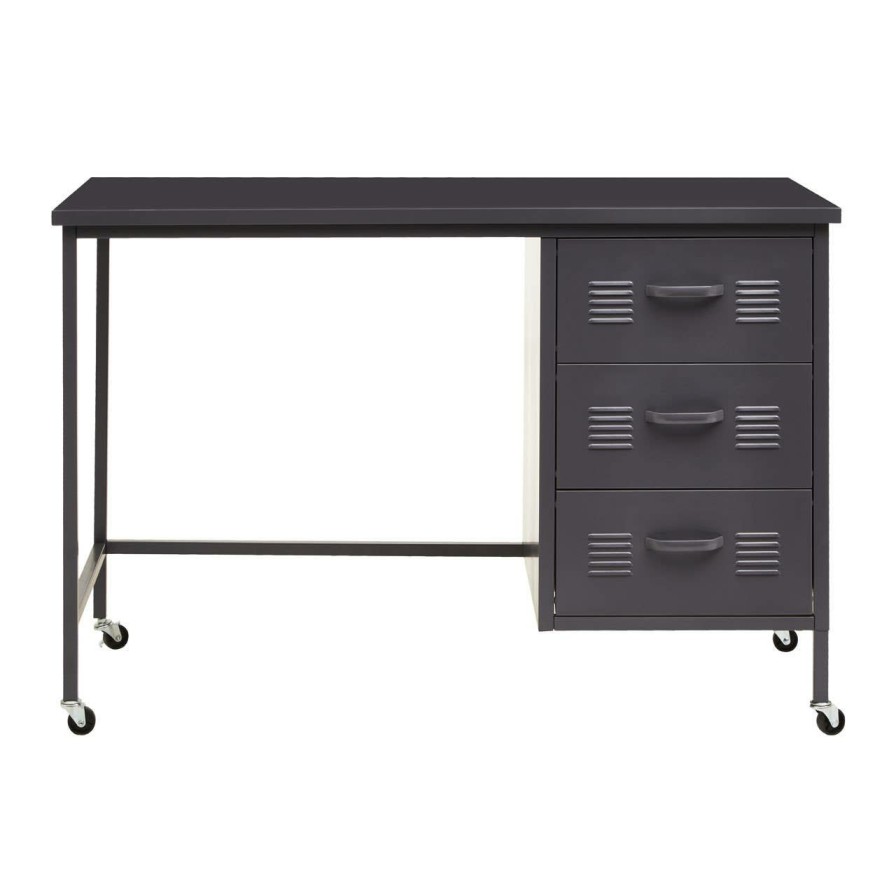 FURNITURE Premier Desks | Academy Three Drawer Grey Desk