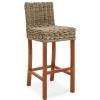 FURNITURE Fifty Five South Bar Seating | Java Natural Rattan Bar Chair