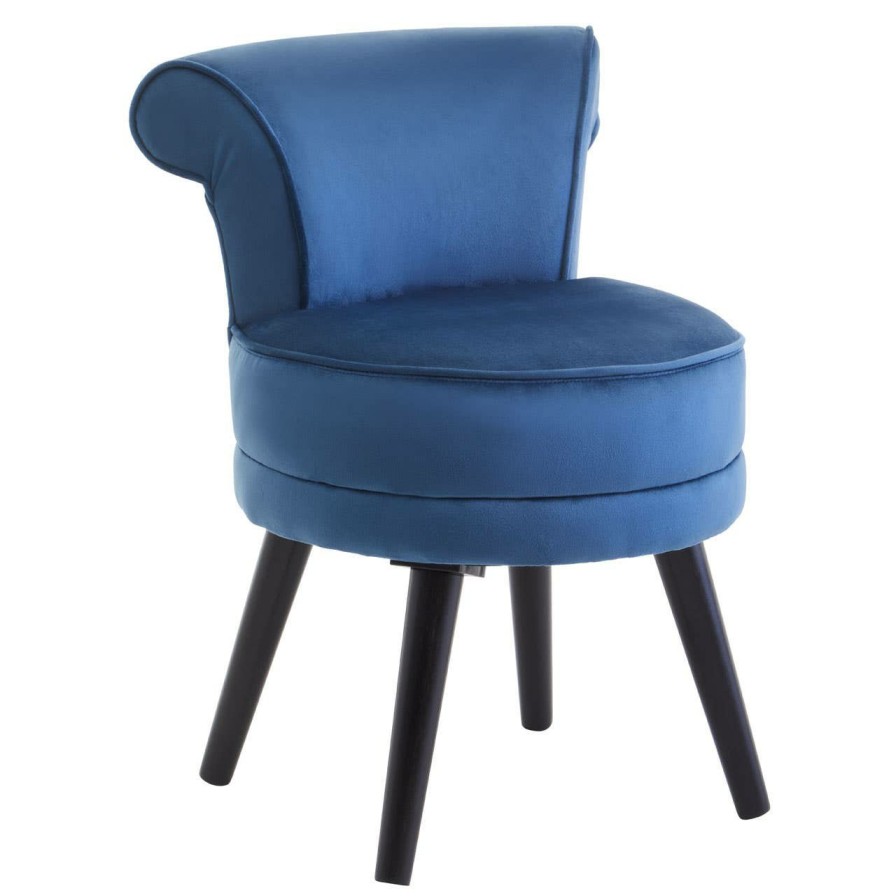 FURNITURE Premier Statement Chairs | Kids Loretta Midnight Velvet Chair