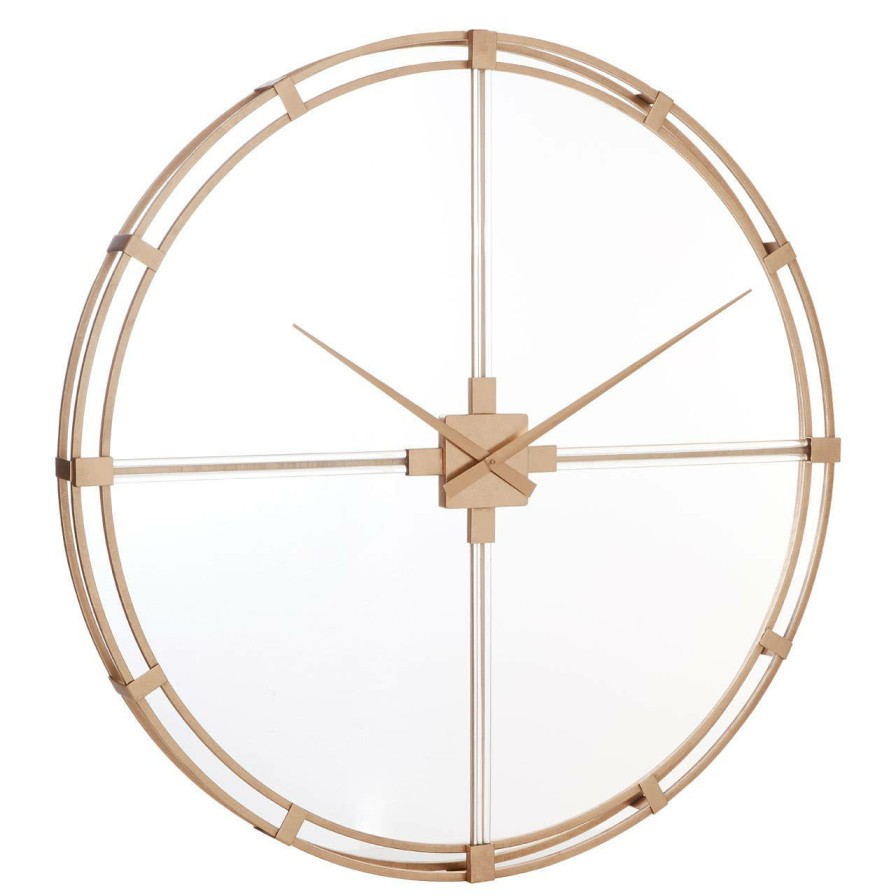 Accessories Fifty Five South Wall Clocks | Beauly Gold Finish Wall Clock