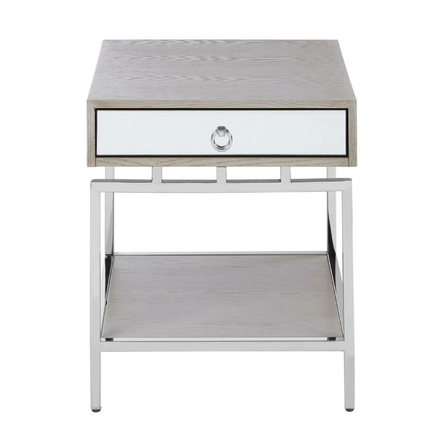 FURNITURE Fifty Five South Dressing Tables | Kensington Townhouse Silver Bedside Table