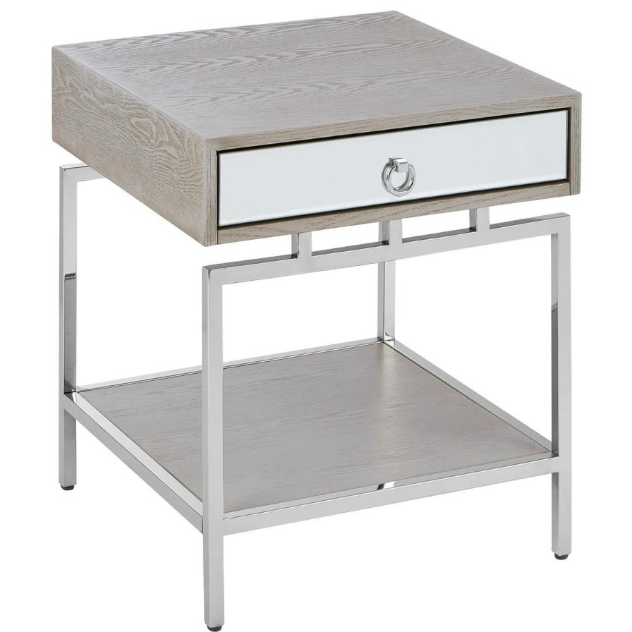 FURNITURE Fifty Five South Dressing Tables | Kensington Townhouse Silver Bedside Table