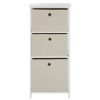 FURNITURE Premier Storage | Lindo 3 Natural Fabric Drawers Cabinet