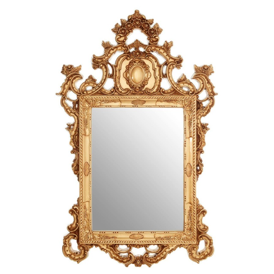 Bathe and Utility Premier Mirrors | Gold Finish Italianette Wall Mirror