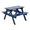 Outdoor Premier Outdoor Seating | Brighton Blue Kids Picnic Bench