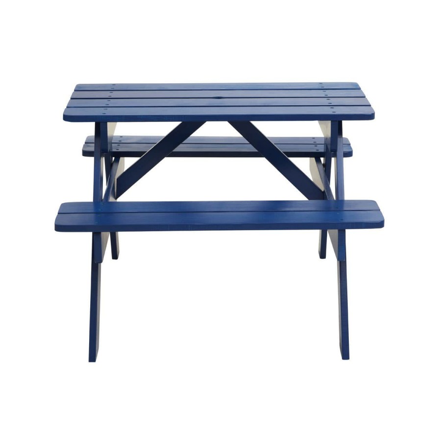 Outdoor Premier Outdoor Seating | Brighton Blue Kids Picnic Bench