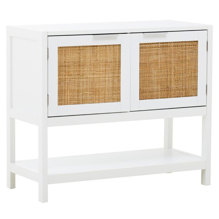 FURNITURE Premier Storage | Sherman White Wood Side Cabinet