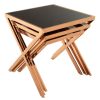 FURNITURE Fifty Five South Nesting Tables | Ackley Rose Gold Nesting Tables