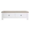 FURNITURE Fifty Five South Coffee Tables | Hampstead 2 Drawer Coffee Table