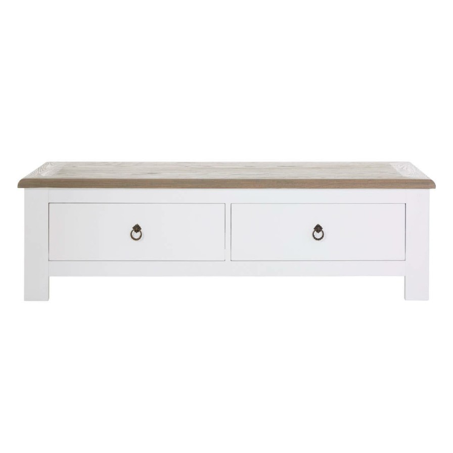 FURNITURE Fifty Five South Coffee Tables | Hampstead 2 Drawer Coffee Table