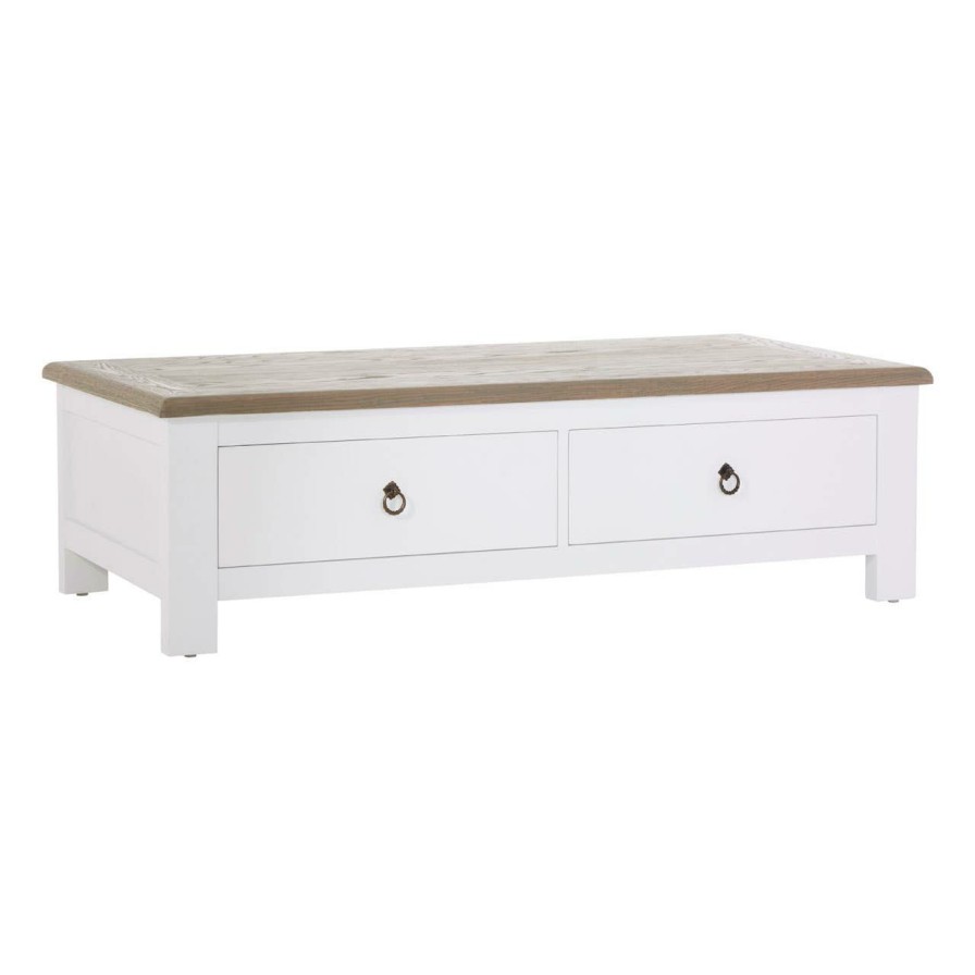 FURNITURE Fifty Five South Coffee Tables | Hampstead 2 Drawer Coffee Table