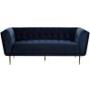 FURNITURE Premier Seating | Harita Blue Velvet Sofa