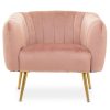 FURNITURE Premier Seating | Larissa Pink Velvet Chair