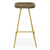 FURNITURE Premier Bar Seating | District Elm Wood Bar Stool With Metal Legs