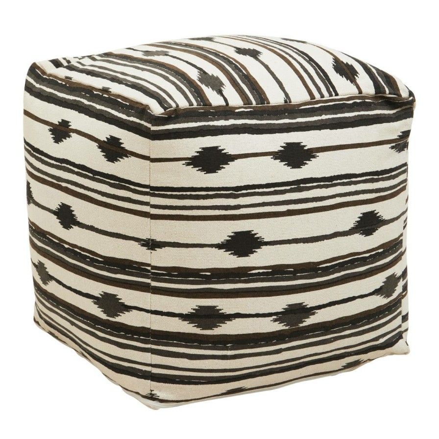 FURNITURE Fifty Five South Pouffes | Cefena Square Pouffe