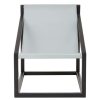 FURNITURE Fifty Five South Seating | Kendari Grey Cubic Frame Chair