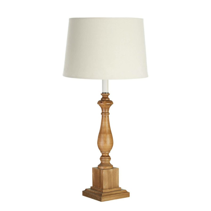 Accessories Premier Table Lamps | Candle Table Lamp With Square Base